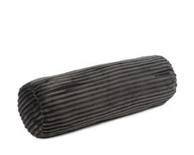 Kissenrolle, Cord, ca. 70x22 cm, grau