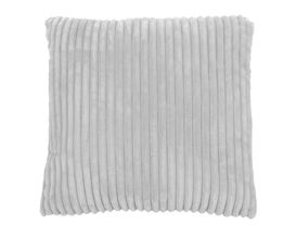 Kissenhülle, Cord, ca. 50x50 cm, silber