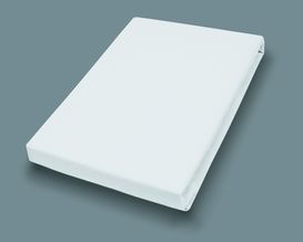 Spannbetttuch Jersey weiss