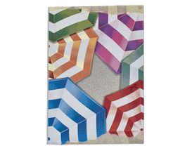 Sansibar Teppich SA-019 "Rantum Beach", Outdoor/Indoor, ca. 130x190 cm, Multicolor