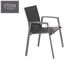 STERN Stapelsessel "New Top" Aluminium graphit