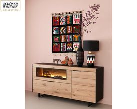 SCHÖNER WOHNEN Sideboard "Yoris", optional mit Beleuchtung