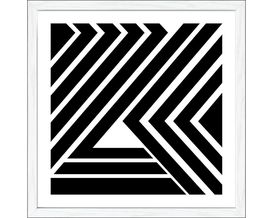 Wandbild mit Streifen