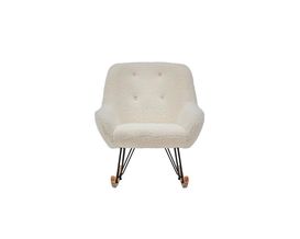 Schaukelstuhl "Geltow" mit Teddyfell