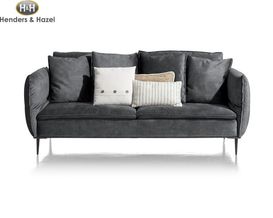 Henders & Hazel 3-er Sofa "Marseille", Karese anthrazit