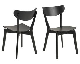 Stuhl "Angelroda" Eiche Nachbildung schwarz