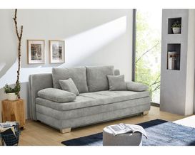 Schlafsofa "Juliane" inkl. zwei Rückenkissen, zwei Armlehnkissen und zwei Zierkissen