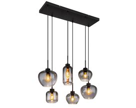 Pendelleuchte "Maxy", Glas rauchfarben