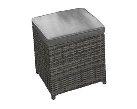 Hocker "Vivera" inkl. Auflage