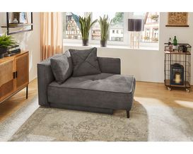 Recamiere, leger, "Jonah", Cord grau