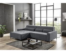 Polstergarnitur "Isolde" inkl. Nierenkissen und elektrischer Sitztiefenverstellung