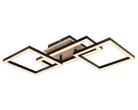 LED-Deckenleuchte "Bossy", Metall schwarz