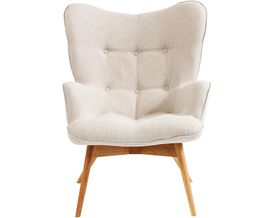 Sessel, leger "Kopenhagen", beige, Eiche