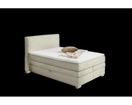 Boxspringbett "Joplin", ca. 140x200 cm, mit Bettkasten