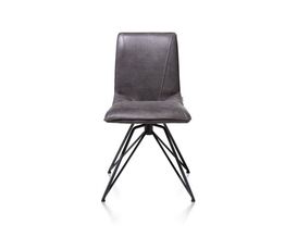 XOOON Mac, Stuhl - Gestell off black - Rocky + Handgriff Catania schwarz