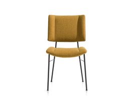 XOOON Tatum, Stuhl - Füße schwarz - Stoff Ponti