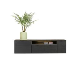 XOOON Elements, Lowboard 180 cm. - zum aufhängen + 1-Tür + 1-Lade + Klappe + 1-Nische + Led