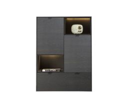 XOOON Elements, Highboard 90 cm. - 2-Türen + 1-Lade + 2-Nischen + Led