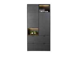 XOOON Elements, Schrank 90 cm. - 2-Türen + 2-Laden + 2-Nischen + Led