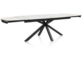 XOOON Montello, Ausziehtisch 200 x 100 cm. (+ 2 x 50) -  zentralem Fuss - Keramikplatte