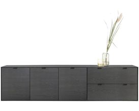 XOOON Elements, Sideboard 240 cm - 3-Türen + 2-Laden