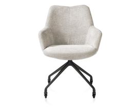 XOOON Mats, Armlehnstuhl - Aluminium Gestell + Rollen - selected choices