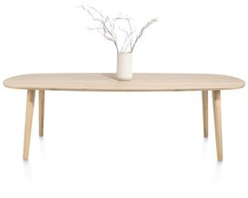 XOOON Odda, Tisch 260 x 110 cm - Oval - Holz Fuss