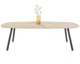 XOOON Niora, Tisch 210 x 110 cm - Oval - Metall Fuss