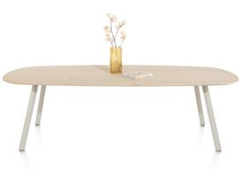 XOOON Niora, Tisch 270 x 120 cm - Oval - Metall Fuss