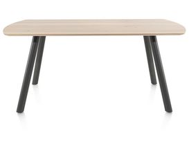 XOOON Niora, Tisch 180 x 100 cm - rechteckig - Metall Fuss