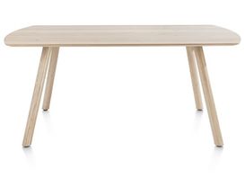 XOOON Niora, Tisch 180 x 100 cm - rechteckig - Holz Fuss