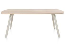 XOOON Niora, Tisch 210 x 100 cm - rechteckig - Metall Fuss