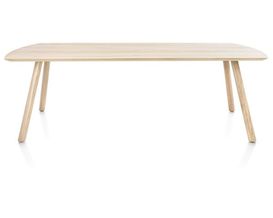 XOOON Niora, Tisch 240 x 100 cm - rechteckig - Holz Fuss