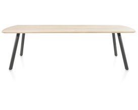 XOOON Niora, Tisch 270 x 100 cm - rechteckig - Metall Fuss