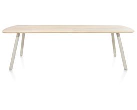 XOOON Niora, Tisch 270 x 100 cm - rechteckig - Metall Fuss