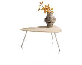 XOOON Niora, Couchtisch 85 x 77 cm - Furnier Eiche