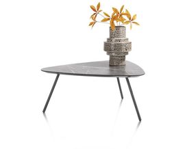 XOOON Niora, Couchtisch 85 x 77 cm - Primo Laminato Marble light grey