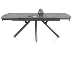 XOOON Novello, Ausziehtisch 170 (+ 60) x 100 cm - Primo Laminato marble