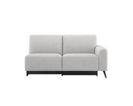 XOOON Carini, 2.5-Sitzer Armlehne rechts - 1 motorig elektrisch + 1 Kopfstutz - Bonellfederkern