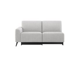 XOOON Carini, 2.5-Sitzer Armlehne links - 1 motorig elektrisch + 1 Kopfstutz - Bonellfederkern