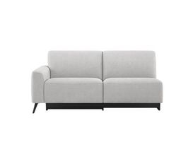 XOOON Carini, 3-Sitzer Armlehne links - 1 motorig elektrisch + 1 Kopfstutz - Bonellfederkern