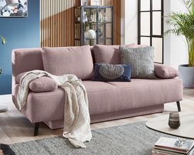 Verwandlungssofa "Rovereto" mit Schlaffunktion und Bettkasten