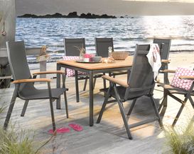 Tisch "Alutapo", ca. 160x95x75 cm