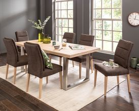 Stuhl "Stich", 4-Fuß, Gestell Eiche