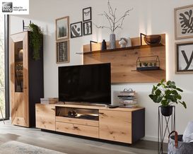 Interliving 2022 Anbauwand, Balkeneiche und Parsolglas