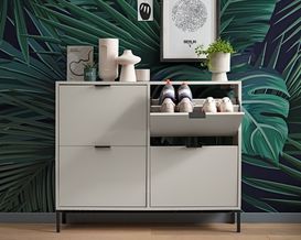 Schuhschrank "Minsk" grau