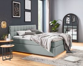 Couchtisch "Magwitz" Wildeiche und schwarzes Metall