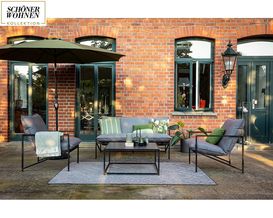SCHÖNER WOHNEN Loungegarnitur "Ameland" , 2 Sessel und ein 2-Sitzer