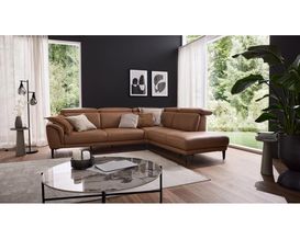 Interliving Wohnlandschaft 4461, Leder, braun
