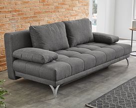 Verwandlungssofa "Jost" inkl. Schlaffunktion und Kissen